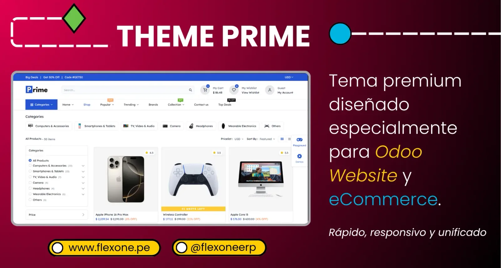 Portada blog Theme prime modulo odoo