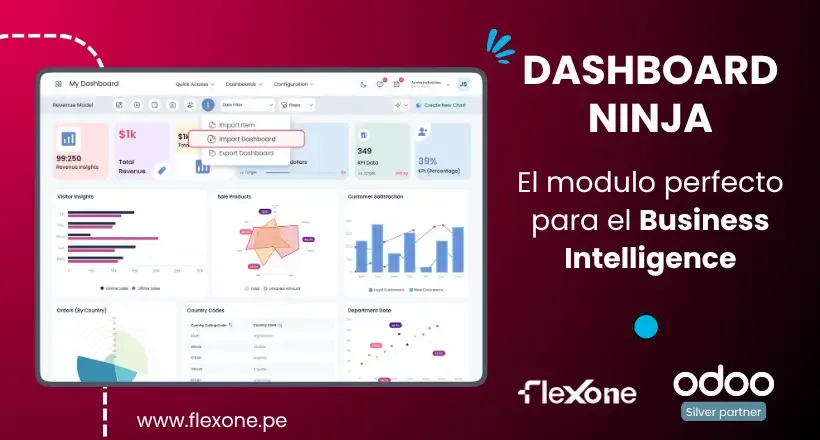 Dashboard Ninja con IA: Revolucionando la Visualización de Datos en Odoo